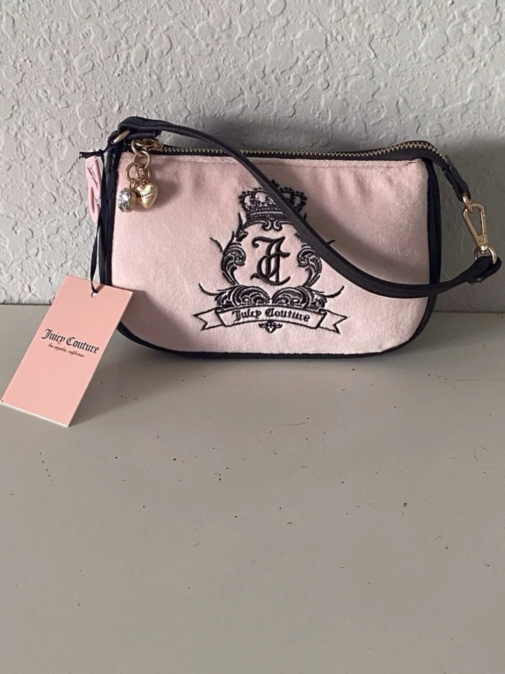 Juicy Couture‎ Couture Need More Juicy Convertible Wristlet Pink Clay NEW